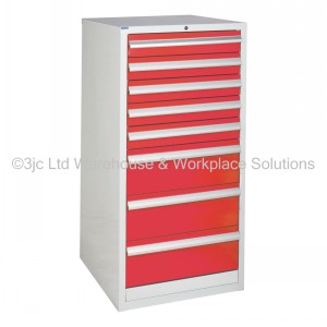 Euroslide Storage Cabinet 8 Drawer 1200mm Type 3